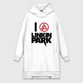 Платье-худи хлопок с принтом Linkin Park ,  |  | linkin park | rock | альтернативный метал | альтернативный рок | линкин парк | ню метал | рок | рэпкор | электроник рок