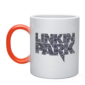 Кружка хамелеон с принтом Linkin Park , керамика | меняет цвет при нагревании, емкость 330 мл | linkin park | rock | альтернативный метал | альтернативный рок | линкин парк | ню метал | рок | рэпкор | электроник рок