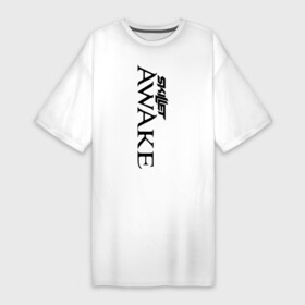 Платье-футболка хлопок с принтом Skillet awake ,  |  | awake | skillet | toplanding | альтернативный рок | лого | логотип | рок | рок группа | рок группы | симфонический рок | христианский рок