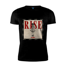 Мужская футболка премиум с принтом Rise skillet , 92% хлопок, 8% лайкра | приталенный силуэт, круглый вырез ворота, длина до линии бедра, короткий рукав | rise | skillet | toplanding | альтернативный рок | лого | логотип | рок | рок группа | рок группы | симфонический рок | христианский рок