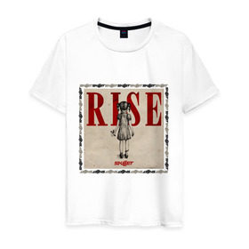 Мужская футболка хлопок с принтом Rise skillet , 100% хлопок | прямой крой, круглый вырез горловины, длина до линии бедер, слегка спущенное плечо. | Тематика изображения на принте: rise | skillet | toplanding | альтернативный рок | лого | логотип | рок | рок группа | рок группы | симфонический рок | христианский рок