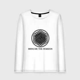 Женский лонгслив хлопок с принтом Bring me the horizon , 100% хлопок |  | bmth | bring me the horizon | hardcore | kubana 2014 | rock | дэткор | музыка | рок | рок группы