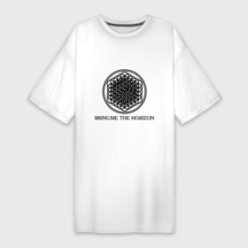 Платье-футболка хлопок с принтом Bring me the horizon ,  |  | bmth | bring me the horizon | hardcore | kubana 2014 | rock | дэткор | музыка | рок | рок группы