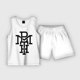 Детская пижама с шортами хлопок с принтом BMTH ,  |  | bmth | bring me the horizon | hardcore | kubana 2014 | rock | дэткор | музыка | рок | рок группы