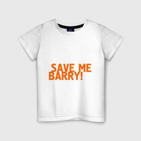 Детская футболка хлопок с принтом Save me, Barry! , 100% хлопок | круглый вырез горловины, полуприлегающий силуэт, длина до линии бедер | Тематика изображения на принте: misfits
