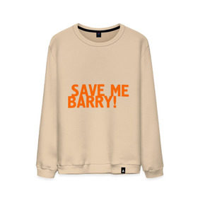 Мужской свитшот хлопок с принтом Save me, Barry! , 100% хлопок |  | Тематика изображения на принте: misfits