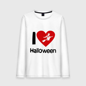 Мужской лонгслив хлопок с принтом I love halloween (Я люблю хэллоуин) , 100% хлопок |  | 31 октября | hallowin | haloveen | haloven | halovin | halowen | hellowee | heloven | helovin | день всех святых | день святых | привидение | призрак | смайл | халлоуин | халоуин | халувин | хелловин | хеллоуин | хеллуин | хеловин