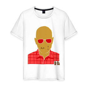 Мужская футболка хлопок с принтом Breaking Bad , 100% хлопок | прямой крой, круглый вырез горловины, длина до линии бедер, слегка спущенное плечо. | 