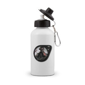 Бутылка спортивная с принтом Half-Life 3 (3) , металл | емкость — 500 мл, в комплекте две пластиковые крышки и карабин для крепления | black mesa | half life | игры