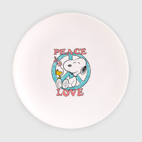 Тарелка с принтом Мир и любовь , фарфор | диаметр - 210 мм
диаметр для нанесения принта - 120 мм | snoopy | мир и любовь | мультфильм | снупи | собака