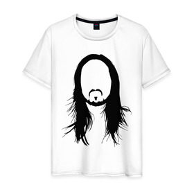 Мужская футболка хлопок с принтом steve aoki , 100% хлопок | прямой крой, круглый вырез горловины, длина до линии бедер, слегка спущенное плечо. | dj | steve aoki | клубная музыка | сти́в хирою́ки ао́ки