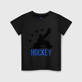 Детская футболка хлопок с принтом Hockey (Хоккей) , 100% хлопок | круглый вырез горловины, полуприлегающий силуэт, длина до линии бедер | glow | hockey | hockey glow | russian hockey | болельщик | болельщикам | русский хоккей | светится в темноте | светятся | светящиеся | спорт | спортсмен | фанат | фанатам | хоккеист | хоккей