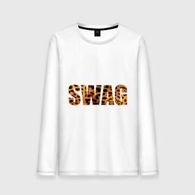 Мужской лонгслив хлопок с принтом swag leopard , 100% хлопок |  | space swag | swag | сваг | свег | свог | свэг