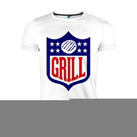 Мужская футболка премиум с принтом USA Grill , 92% хлопок, 8% лайкра | приталенный силуэт, круглый вырез ворота, длина до линии бедра, короткий рукав | 