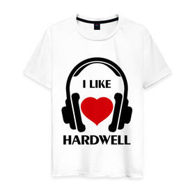 Мужская футболка хлопок с принтом Мне нравится Hardwell , 100% хлопок | прямой крой, круглый вырез горловины, длина до линии бедер, слегка спущенное плечо. | dj | hardwel | rnb | к сердцу | клубная музыка | клубные | любовь к музыка | мне нравится | мне нравится hardwell | музыка