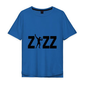 Мужская футболка хлопок Oversize с принтом Zyzz , 100% хлопок | свободный крой, круглый ворот, “спинка” длиннее передней части | Тематика изображения на принте: zyzz | силовой спорт | спорт