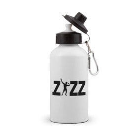 Бутылка спортивная с принтом Zyzz , металл | емкость — 500 мл, в комплекте две пластиковые крышки и карабин для крепления | Тематика изображения на принте: zyzz | силовой спорт | спорт