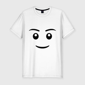 Мужская футболка премиум с принтом Игрушечный человечек , 92% хлопок, 8% лайкра | приталенный силуэт, круглый вырез ворота, длина до линии бедра, короткий рукав | игрушечный человечек | позитив и смайлы | прикольные картинки