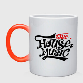 Кружка хамелеон с принтом House music , керамика | меняет цвет при нагревании, емкость 330 мл | house music | house music светящаяся | music | музыка