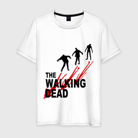 Мужская футболка хлопок с принтом the walking dead (ходячие мертвецы) , 100% хлопок | прямой крой, круглый вырез горловины, длина до линии бедер, слегка спущенное плечо. | the walking dead | сериалы | ходячие мертвецы