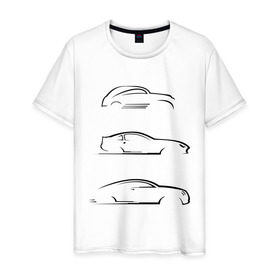 Мужская футболка хлопок с принтом Скорость , 100% хлопок | прямой крой, круглый вырез горловины, длина до линии бедер, слегка спущенное плечо. | street racing | автомобильные | горки | машинки | скорость | тачки