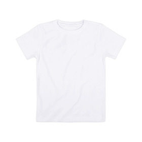 Детская футболка хлопок с принтом Креативный узор на лопатках , 100% хлопок | круглый вырез горловины, полуприлегающий силуэт, длина до линии бедер | девушкам | креативный узор на лопатках