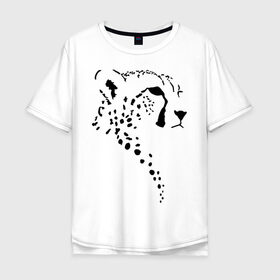 Мужская футболка хлопок Oversize с принтом Гепард , 100% хлопок | свободный крой, круглый ворот, “спинка” длиннее передней части | гепард | дикие | животные | киска | кошки