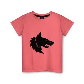 Детская футболка хлопок с принтом Космические Волки (Space Wolves) , 100% хлопок | круглый вырез горловины, полуприлегающий силуэт, длина до линии бедер | space wolves | warhammer online | волк | игра | космические волки