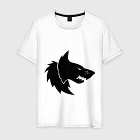 Мужская футболка хлопок с принтом Космические Волки (Space Wolves) , 100% хлопок | прямой крой, круглый вырез горловины, длина до линии бедер, слегка спущенное плечо. | space wolves | warhammer online | волк | игра | космические волки