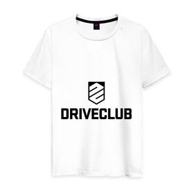 Мужская футболка хлопок с принтом Drive club , 100% хлопок | прямой крой, круглый вырез горловины, длина до линии бедер, слегка спущенное плечо. | drive club | гонки