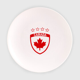 Тарелка 3D с принтом Канада , фарфор | диаметр - 210 мм
диаметр для нанесения принта - 120 мм | канада | спорт | хоккеист | хоккей | шайба