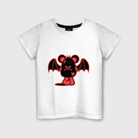 Детская футболка хлопок с принтом Монстр вампирчик , 100% хлопок | круглый вырез горловины, полуприлегающий силуэт, длина до линии бедер | монстр вампирчик | монстры | привидения и дьяволы | прикольные картинки