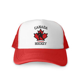 Кепка тракер с сеткой с принтом Канада хоккей (Canada Hockey) , трикотажное полотно; задняя часть — сетка | длинный козырек, универсальный размер, пластиковая застежка | canada hockey | канада хоккей | лед | спорт | хоккей | шайба