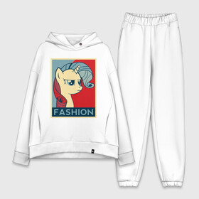 Женский костюм хлопок Oversize с принтом Trixie Fashion ,  |  | Тематика изображения на принте: my little pony | swag | trixie | дружба   это чудо | мультфильм | пони | поняши | поняшки | сваг | свэг | триски