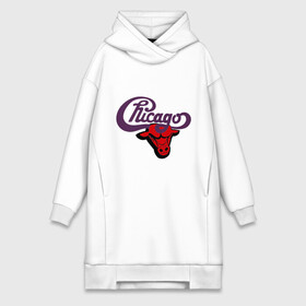 Платье-худи хлопок с принтом Чикаго Булс Chicago bulls ,  |  | chicago bulls | swag | бык | чикаго булс