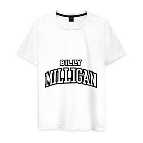Мужская футболка хлопок с принтом Billy Milligan Rap , 100% хлопок | прямой крой, круглый вырез горловины, длина до линии бедер, слегка спущенное плечо. | billy milligan rap | rap | русский рэп