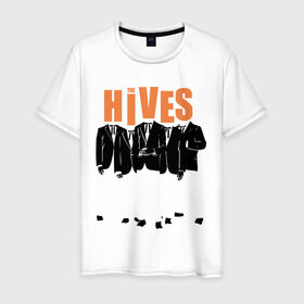 Мужская футболка хлопок с принтом The Hives (пиджаки) , 100% хлопок | прямой крой, круглый вырез горловины, длина до линии бедер, слегка спущенное плечо. | kubana 2014 | the hives | альтернатива | кубана 2014 | музыка | рок | с группами | фестиваль