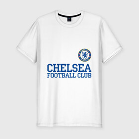 Мужская футболка премиум с принтом Chelsea , 92% хлопок, 8% лайкра | приталенный силуэт, круглый вырез ворота, длина до линии бедра, короткий рукав | 1905 | chelsea | chelsea logo | fc | footbal club | лого | логотип | спорт | футбол | футбольный клуб | челси