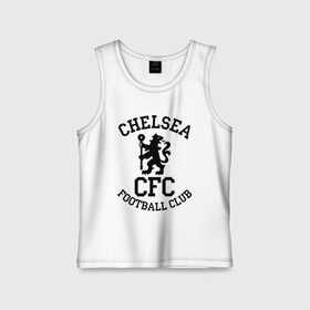 Детская майка хлопок с принтом Chelsea FC ,  |  | 1905 | chelsea | chelsea logo | fc | footbal club | лого | логотип | спорт | футбол | футбольный клуб | челси