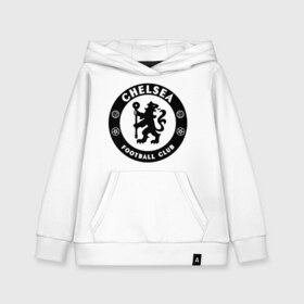 Детская толстовка хлопок с принтом Chelsea logo , 100% хлопок | Круглый горловой вырез, эластичные манжеты, пояс, капюшен | 1905 | chelsea | chelsea logo | fc | footbal club | лого | логотип | спорт | футбол | футбольный клуб | челси