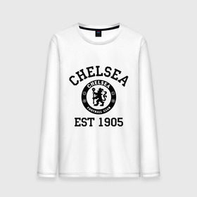 Мужской лонгслив хлопок с принтом Chelsea 1905 , 100% хлопок |  | 1905 | chelsea | chelsea logo | fc | footbal club | лого | логотип | спорт | футбол | футбольный клуб | челси