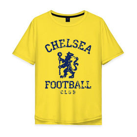 Мужская футболка хлопок Oversize с принтом Chelsea FC , 100% хлопок | свободный крой, круглый ворот, “спинка” длиннее передней части | 1905 | chelsea | chelsea logo | fc | footbal club | лого | логотип | спорт | футбол | футбольный клуб | челси