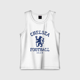 Детская майка хлопок с принтом Chelsea FC ,  |  | 1905 | chelsea | chelsea logo | fc | footbal club | лого | логотип | спорт | футбол | футбольный клуб | челси