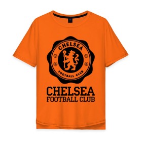 Мужская футболка хлопок Oversize с принтом Chelsea FC , 100% хлопок | свободный крой, круглый ворот, “спинка” длиннее передней части | Тематика изображения на принте: 1905 | chelsea | chelsea logo | fc | footbal club | лого | логотип | спорт | футбол | футбольный клуб | челси