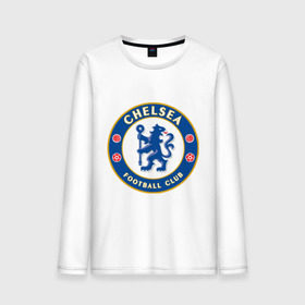 Мужской лонгслив хлопок с принтом Chelsea logo , 100% хлопок |  | Тематика изображения на принте: 1905 | chelsea | chelsea logo | fc | footbal club | лого | логотип | спорт | футбол | футбольный клуб | челси