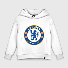 Детское худи Oversize хлопок с принтом Chelsea logo , френч-терри — 70% хлопок, 30% полиэстер. Мягкий теплый начес внутри —100% хлопок | боковые карманы, эластичные манжеты и нижняя кромка, капюшон на магнитной кнопке | 1905 | chelsea | chelsea logo | fc | footbal club | лого | логотип | спорт | футбол | футбольный клуб | челси