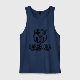 Мужская майка хлопок с принтом Barcelona FC , 100% хлопок |  | barcelona | fc | fc barcelona | footbal club | барселона | лого | логотип | спорт | футбол | футбольный клуб