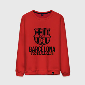 Мужской свитшот хлопок с принтом Barcelona FC , 100% хлопок |  | barcelona | fc | fc barcelona | footbal club | барселона | лого | логотип | спорт | футбол | футбольный клуб