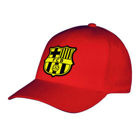 Бейсболка с принтом Barcelona logo , 100% хлопок | классический козырек, металлическая застежка-регулятор размера | barcelona | fc | fc barcelona | footbal club | барселона | лого | логотип | спорт | футбол | футбольный клуб