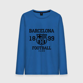 Мужской лонгслив хлопок с принтом Barcelona 1899 , 100% хлопок |  | barcelona | fc | fc barcelona | footbal club | барселона | лого | логотип | спорт | футбол | футбольный клуб